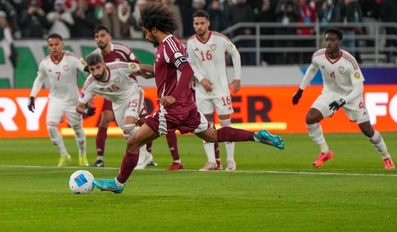 Gulf Cup 26 Qatar Draw 1 1 with UAE